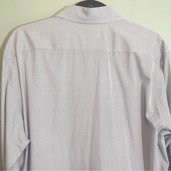 Tallia Mens Cotton Plaid Collared Slim Fit Button Down Shirt Size 16.5-32/33 - Picture 2 of 13